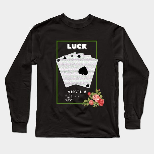 Angel number 777 Long Sleeve T-Shirt by MOFF-